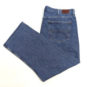 Tommy Hilfiger Freedom Fit Men's Jeans 40x30 *see notes Medium Blue Straight Leg